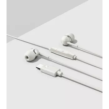 Sennheiser CX 80U USB-C in-ear slúchadlá s mikrofónom, biele