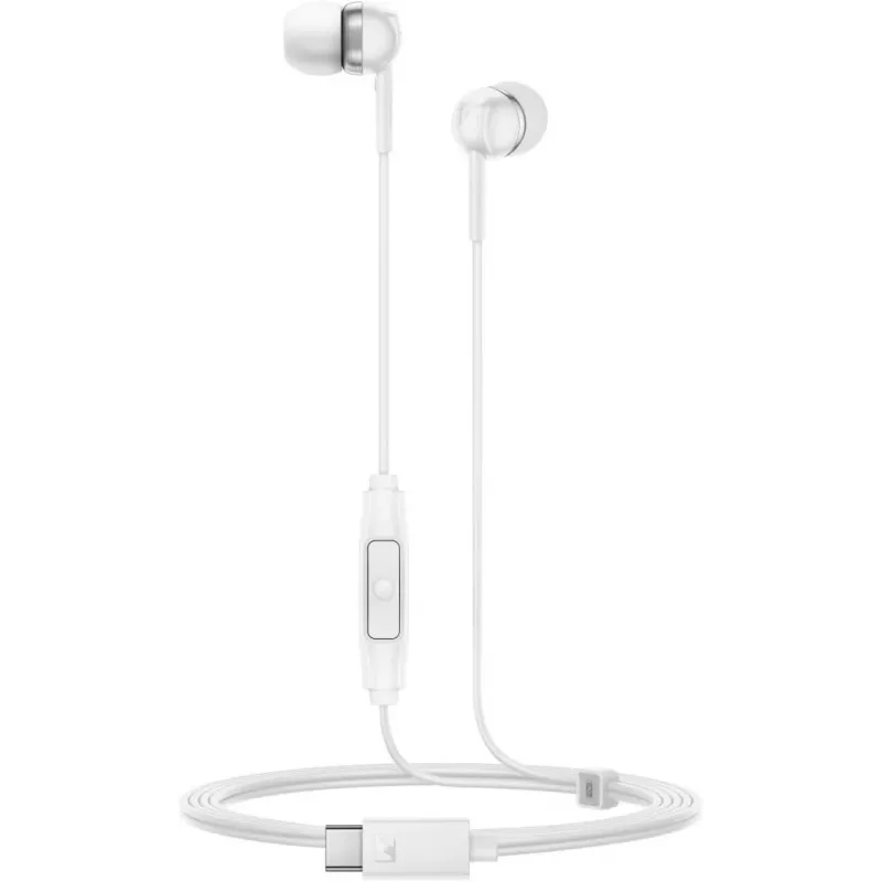 Sennheiser CX 80U USB-C in-ear slúchadlá s mikrofónom, biele