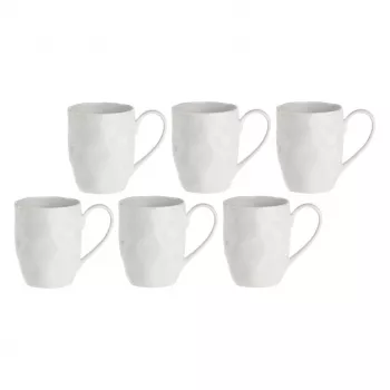 Súprava 6 porcelánových šálok LA PORCELLANA BIANCA Bianca Collection
