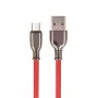 Setty USB-A na Micro-USB kábel 1,0 m 3A rýchlonabíjanie červený FC-M
