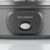 Severin JG 3510 jogurtovač, 7 x 150 ml poháre, Dark Inox/Čierna
