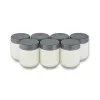 Severin JG 3510 jogurtovač, 7 x 150 ml poháre, Dark Inox/Čierna
