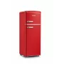 SEVERIN RKG 8930 Retro Red Chladnička s mrazničkou, 208 L, energetická trieda E