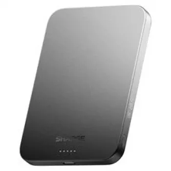 SHARGE AeroMag Air power banka 5000mAh Qi2 15W bezdrôtovo 20W USB-C PD čierna YDD-AEROMAGAIR-M6