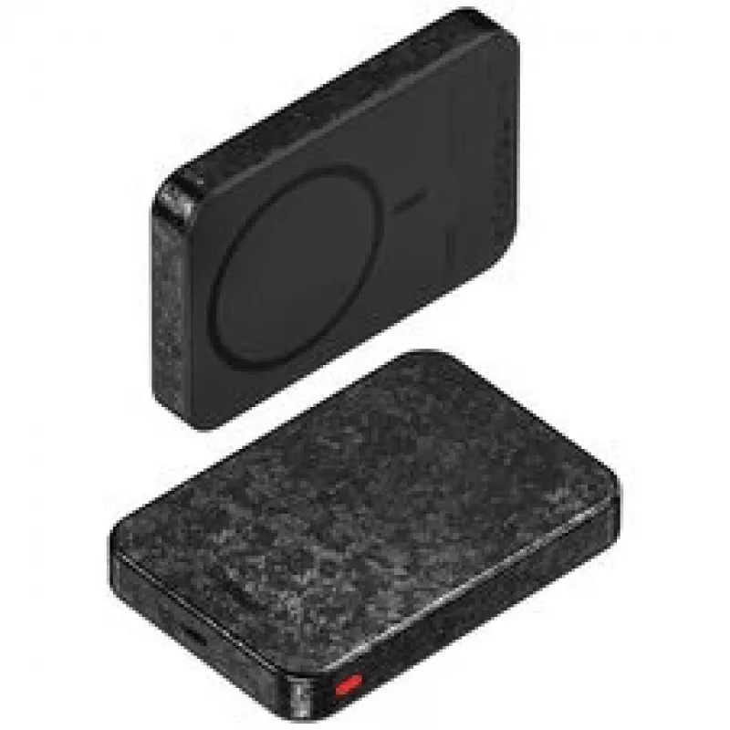 SHARGE CarbonMag 10K bezdrôtová powerbanka, 10 000mAh, Qi2 15W, USB-C 20W, čierna YDD-SG-C2TXWCX-HEI