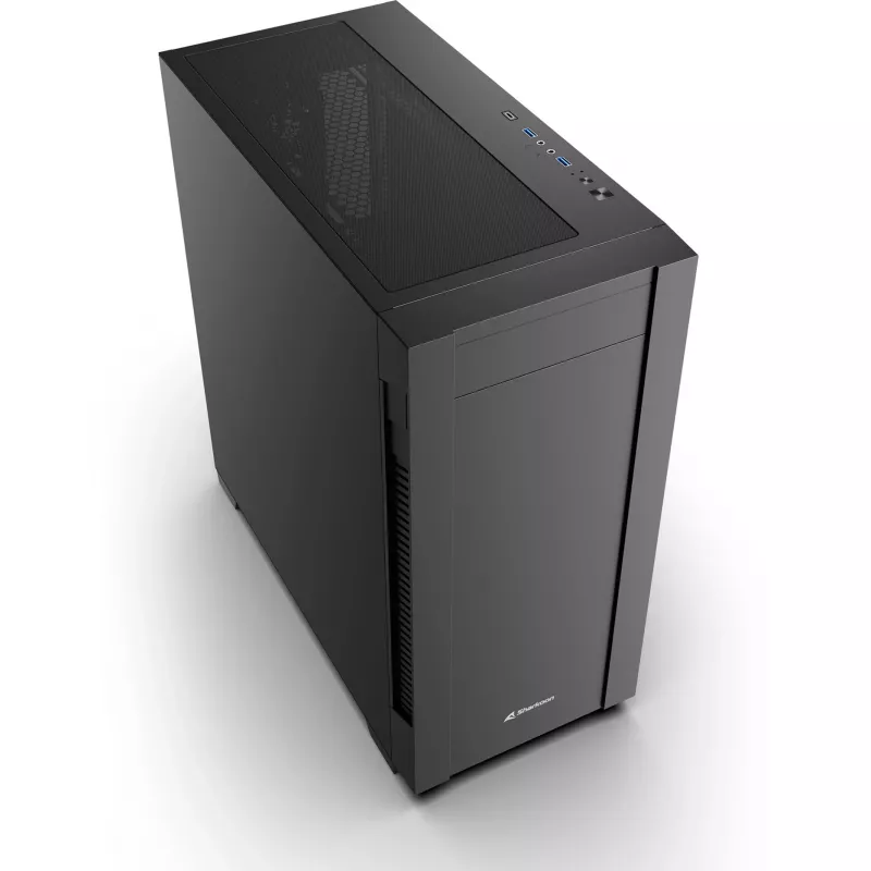 Sharkoon S25-V2 čierna Midi-Tower skriňa, model 2026