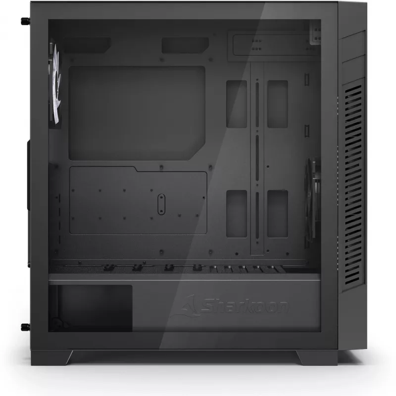 Sharkoon S25-W2 ARGB Black Tempered Glass Midi Tower skriňa (model 2026)