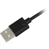 SHARKOON USB 2.0 kábel, USB-A konektor samec na USB-C konektor samec (čierny, 2 m)