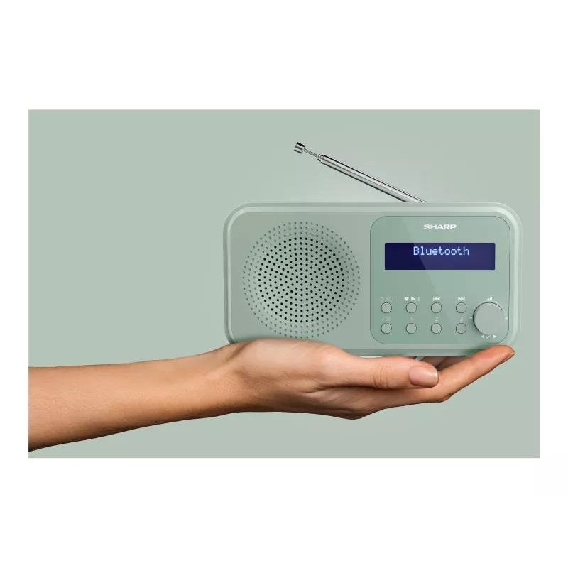 Sharp Tokyo DR-P420(GN) Prenosné rádio DAB+/FM, Bluetooth 5.0, Aquamarine Green