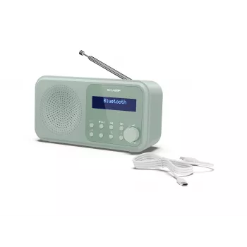Sharp Tokyo DR-P420(GN) prenosné DAB+/FM rádio, Bluetooth 5.0, Aquamarine Green