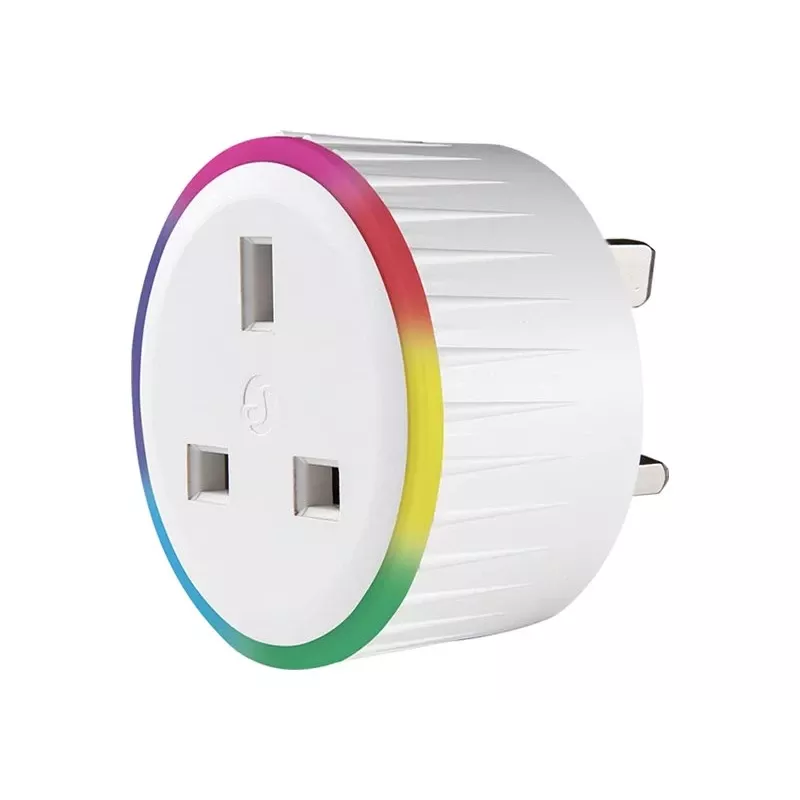 Shelly Plus Plug UK inteligentná zástrčka, Wi-Fi (WLAN), Bluetooth, 3000W, meranie výkonu, biela