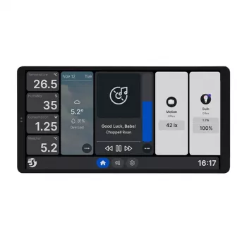 Shelly Wall Display X2 WiFi/BLU (biela)