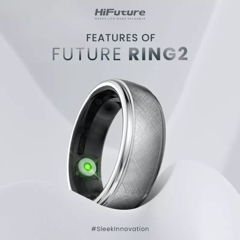 Inteligentný prsteň HiFuture Ring2, veľkosť 8 (60 mm), ružové zlato