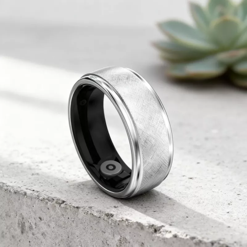 Inteligentný prsteň HiFuture Ring2, veľkosť 12 (68 mm), titánovo strieborná