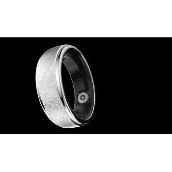 HiFuture Ring2 Smart Ring, veľkosť 12 (68 mm), Titanium Silver