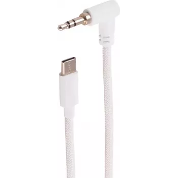 shiverpeaks® 3,5 mm audiokábel, zahnutý na rovný, biela, 3 m (BS14-08046)