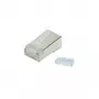 SHIVERPEAKS BASIC-S balenie 100 ks Cat.6a tienené RJ45 modulárne konektory 8P8C s pozlátenými kontaktmi BS72061-R