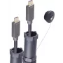shiverpeaks BASIC-S aktívny optický HDMI kábel 4K 30m pancierový protišliapací čierny BS30-04485