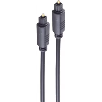 SHIVERPEAKS BASIC-S optický audiokábel, Toslink na Toslink, 10,0 m, 4,0 mm, čierna BS69004-10