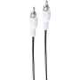 SHIVERPEAKS BASIC-S mono RCA audio kábel, 5,0 m, čierny, polybag BS40005