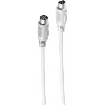 SHIVERPEAKS BASIC-S PS/2 predlžovací kábel, 6-pólový Mini-DIN konektor samec na konektor samica, 3,0 m, čierny BS78106-3