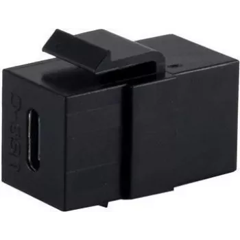 SHIVERPEAKS BASIC-S USB-C 3.1 Gen 2 Keystone spojka, zásuvka na zásuvku, 10 Gbps, čierna BS08-10040