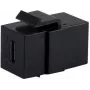 SHIVERPEAKS BASIC-S USB-C 3.1 Gen 2 Keystone spojka, zásuvka na zásuvku, 10 Gbps, čierna BS08-10040