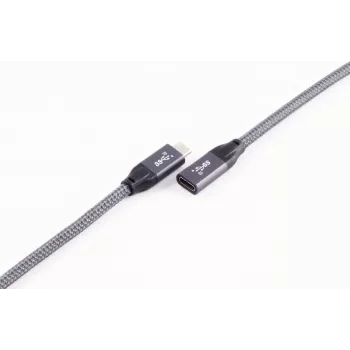 ShiverPeaks BASIC-S USB-C predlžovací kábel, USB 3.2 Gen 2, 2,0 m, čierny