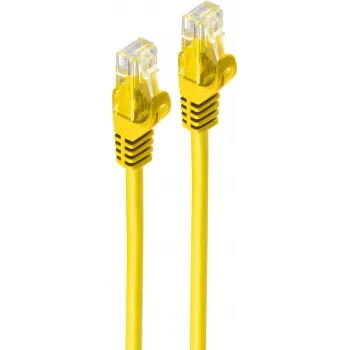 SHIVERPEAKS BS08-35002 Cat.7 U/UTP patch kábel, RJ-45, zlaté kontakty, 0,25 m, žltý, 10 Gbps