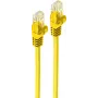 SHIVERPEAKS BS08-35002 Cat.7 U/UTP patch kábel, RJ-45, zlaté kontakty, 0,25 m, žltý, 10 Gbps