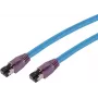 SHIVERPEAKS BS08-40031 Cat8 S/FTP sieťový kábel, RJ45, 2 m, modrý, 40 Gbit/s, 2000 MHz