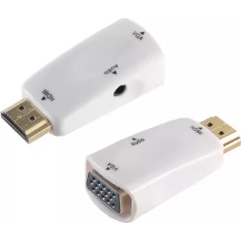 SHIVERPEAKS BS10-01001 HDMI na VGA + 3,5 mm audio aktívny konvertor, 1080p, čierny