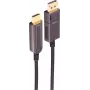 SHIVERPEAKS BS30-20485 aktívny optický DisplayPort na HDMI adaptérový kábel, 4K60, 30m, čierny
