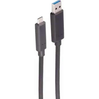 SHIVERPEAKS BS30-39075 aktívny optický USB-A na USB-C kábel, 10 m, 10 Gbps, čierny