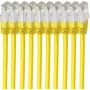 SHIVERPEAKS BS75711-HY-SET-10 Cat6 S/FTP patch kábel, 1 m, pozlátené RJ45, čierny