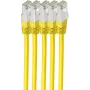 Shiverpeaks BS75711-HY-SET5 Cat6 S/FTP patch kábel, 1 m, žltý, LSZH, balenie 5 ks