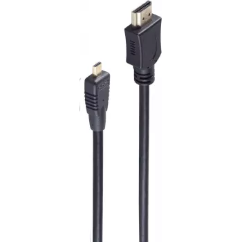 shiverpeaks BS77470-0.5-3 High-Speed HDMI kábel s Ethernet - Type-A na Micro HDMI (Type-D), 0,5 m, čierny