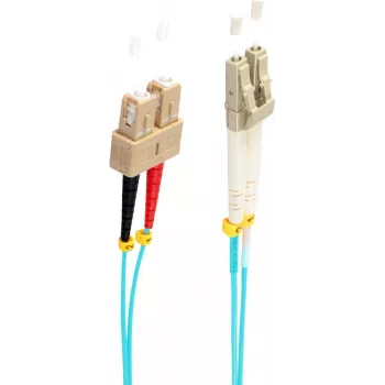 SHIVERPEAKS BS77955/3 OM3 multimódový LWL patch kábel LC na SC duplex 5m aqua LSZH