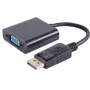 SHIVERPEAKS DisplayPort 1.1 na VGA adaptérový kábel, 15 cm, čierny 14-05009