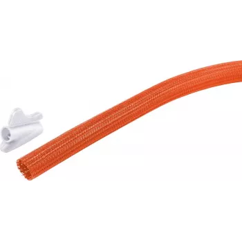 SHIVERPEAKS Flexibilná sada káblových kanálov, 13mm, oranžová, 3,75m (BS18-33377)