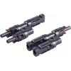 SHIVERPEAKS PV4 T-adapter sada, 2-na-1 rozbočovač, IP68, 1500V DC, 30A, čierna (BS02-21012)