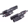 SHIVERPEAKS PV4 T-adapter sada, 2-na-1 rozbočovač, IP68, 1500V DC, 30A, čierna (BS02-21012)