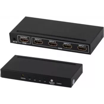 SHIVERPEAKS S-Conn 05-02004 VGA rozdeľovač 4-portový 250 MHz aktívny video distribučný zosilňovač