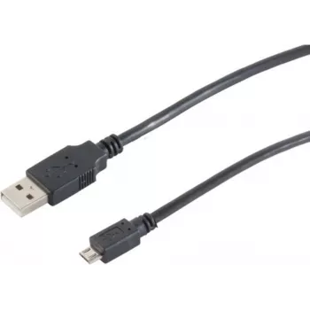 SHIVERPEAKS S-Conn 77183-HQ 3m USB-A na Micro-USB-B konektor samec-konektor samec čierny USB kábel