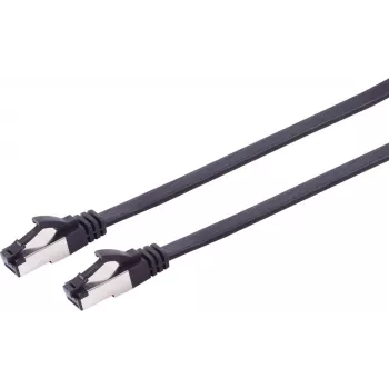SHIVERPEAKS S-Conn Cat8.1 U/FTP sieťový kábel, 0,25 m, čierny 08-43005