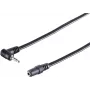 SHIVERPEAKS S-Conn HP30781 audio adaptérový kábel 0,2 m 3,5 mm konektor samec na 2,5 mm konektor samec čierny