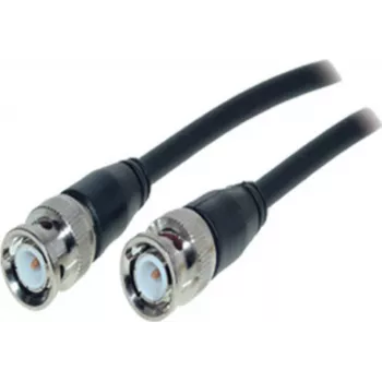 SHIVERPEAKS S CONN Maximum Connectivity BNC konektor samec na BNC konektor samec RG58 koaxiálny kábel, 50 Ohm, 10 m, čierna (77510)