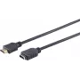 SHIVERPEAKS S/CONN maximum connectivity HDMI predlžovací kábel 2,0 m - HDMI Type-A konektor samec na konektor samica, pozlátené kontakty, Ultra HD 4K, 3D, HEAC, Ethernet, ARC, CEC, High Speed with Ethernet, čierna 77479-2.0
