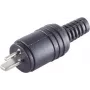 SHIVERPEAKS S/CONN maximum connectivity skrutkovací banánový konektor, 4 mm, 24k zlaté kontakty, 6 mm², plne izolovaný, 1 ks (54030-)