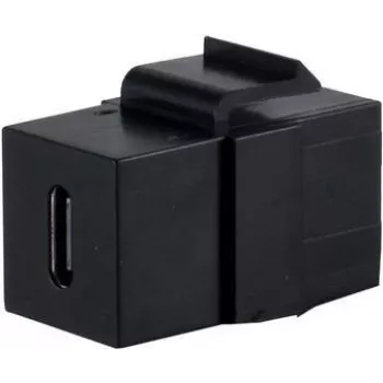 SHIVERPEAKS S/CONN maximum connectivity USB-C 3.1 Keystone adaptér, 10Gbps, zásuvka na zásuvku, čierny (08-10040)